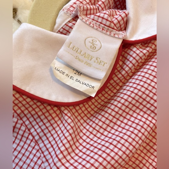 💌 ❤️ Lullaby Set red gingham jumper, 12M• PERFECT FOR VALENTINE’S DAY 💌 ❤️ - Picture 2 of 3